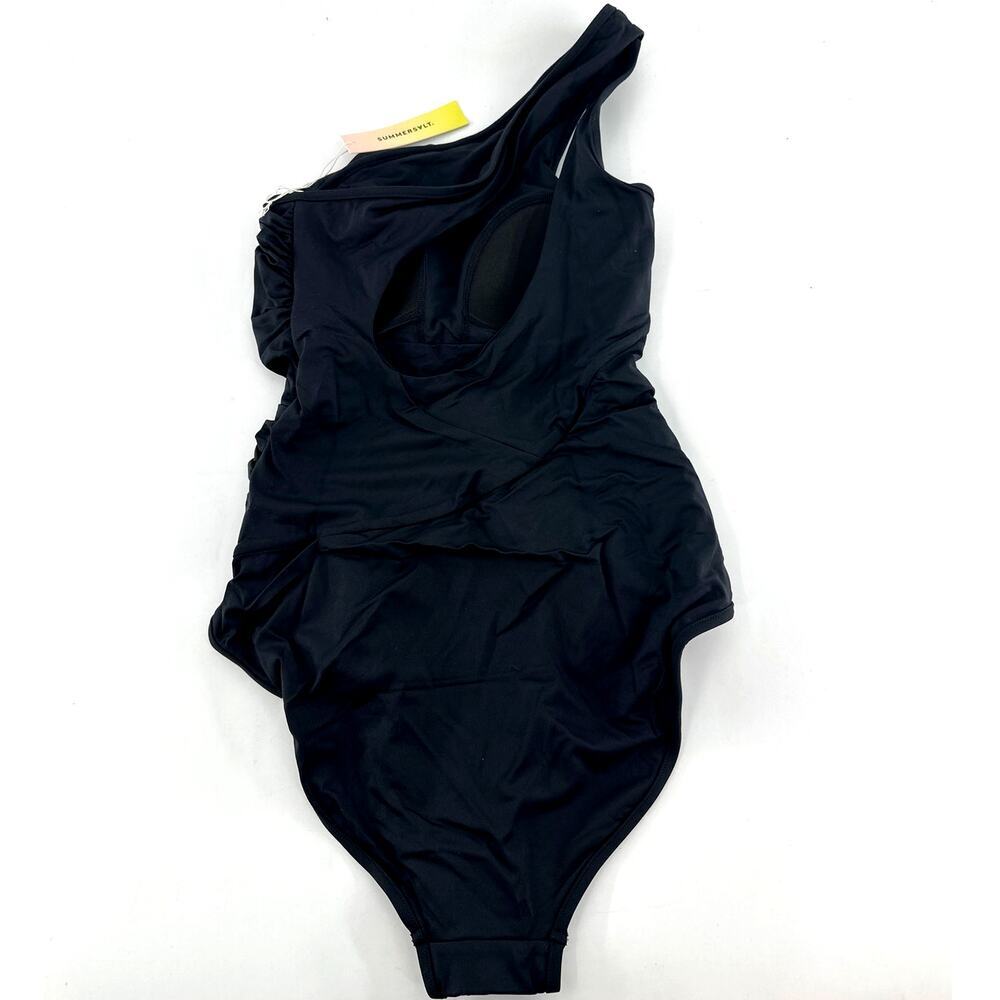 Summersalt DreamDrape Sidestroke One Piece Black US Size 6 - Picture 6 of 9